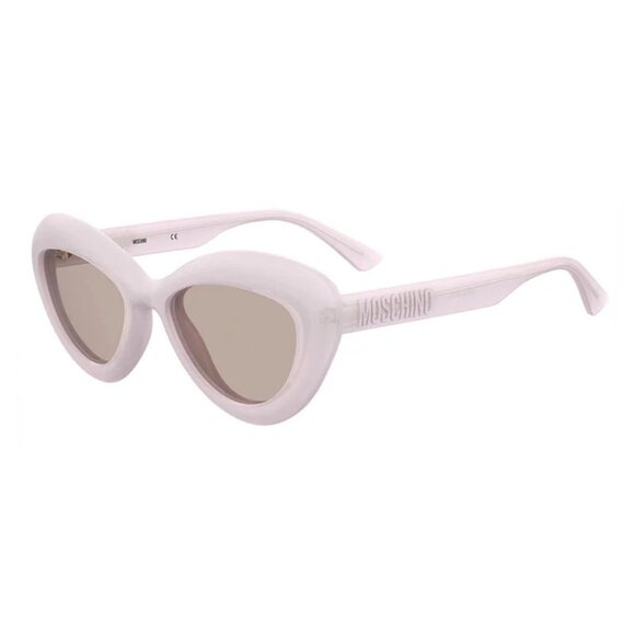 NEW MOSCHINO SUNGLASSES PINK CAT EYE WOMEN EYEWEAR MOSCHINO MOS163/S 035J U1